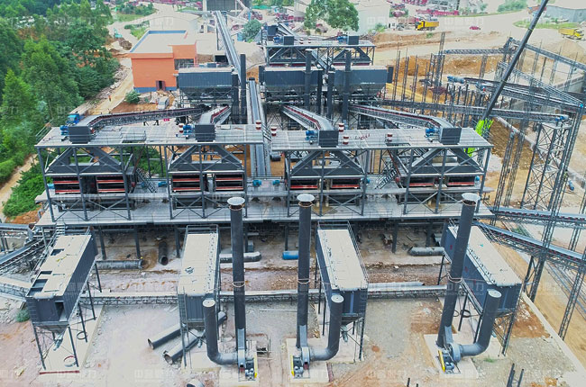 南寧市福松建材通潤采石場時產1500-2000噸生產線