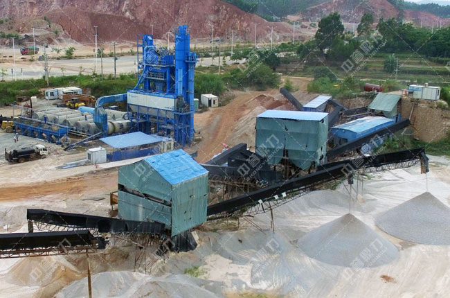 加工機制砂的生產線