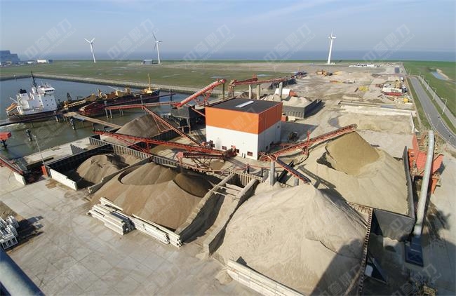 配圖:機(jī)制砂生產(chǎn)線